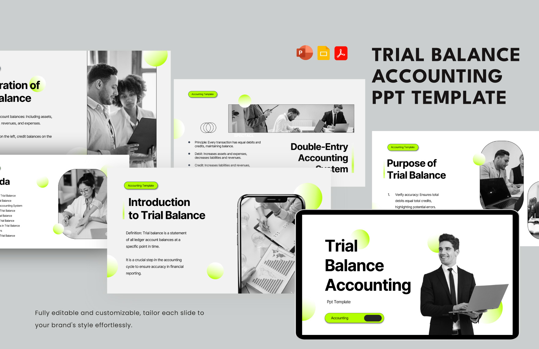 Trial Balance Accounting PPT Template
