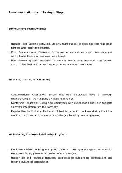 Free Employee Relationship ROI & Impact Study HR Template to Edit Online