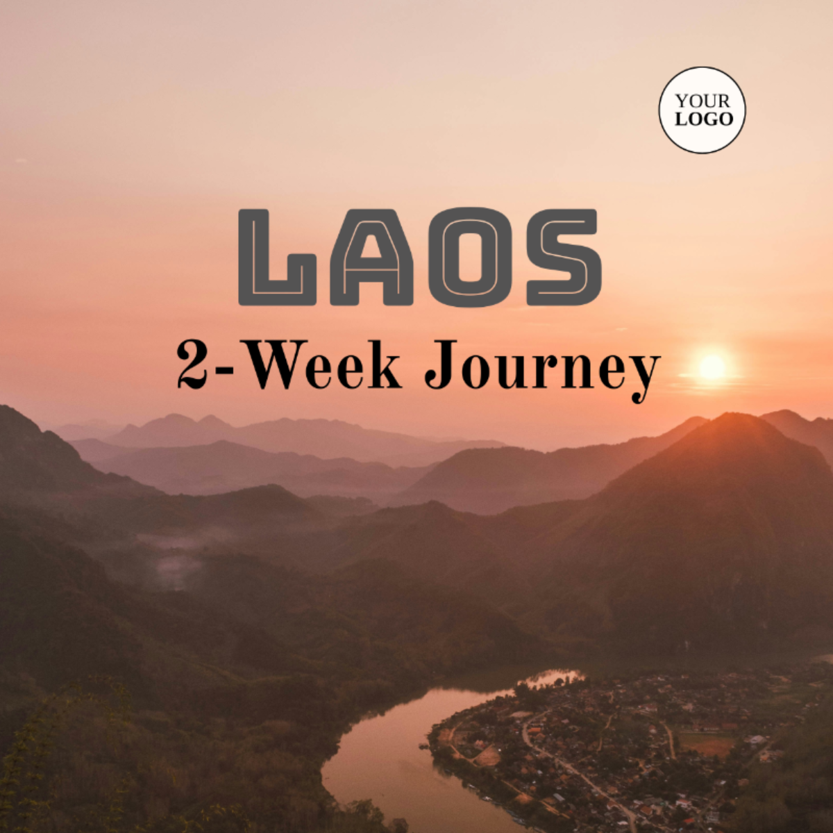 Free Laos Travel Itinerary Template