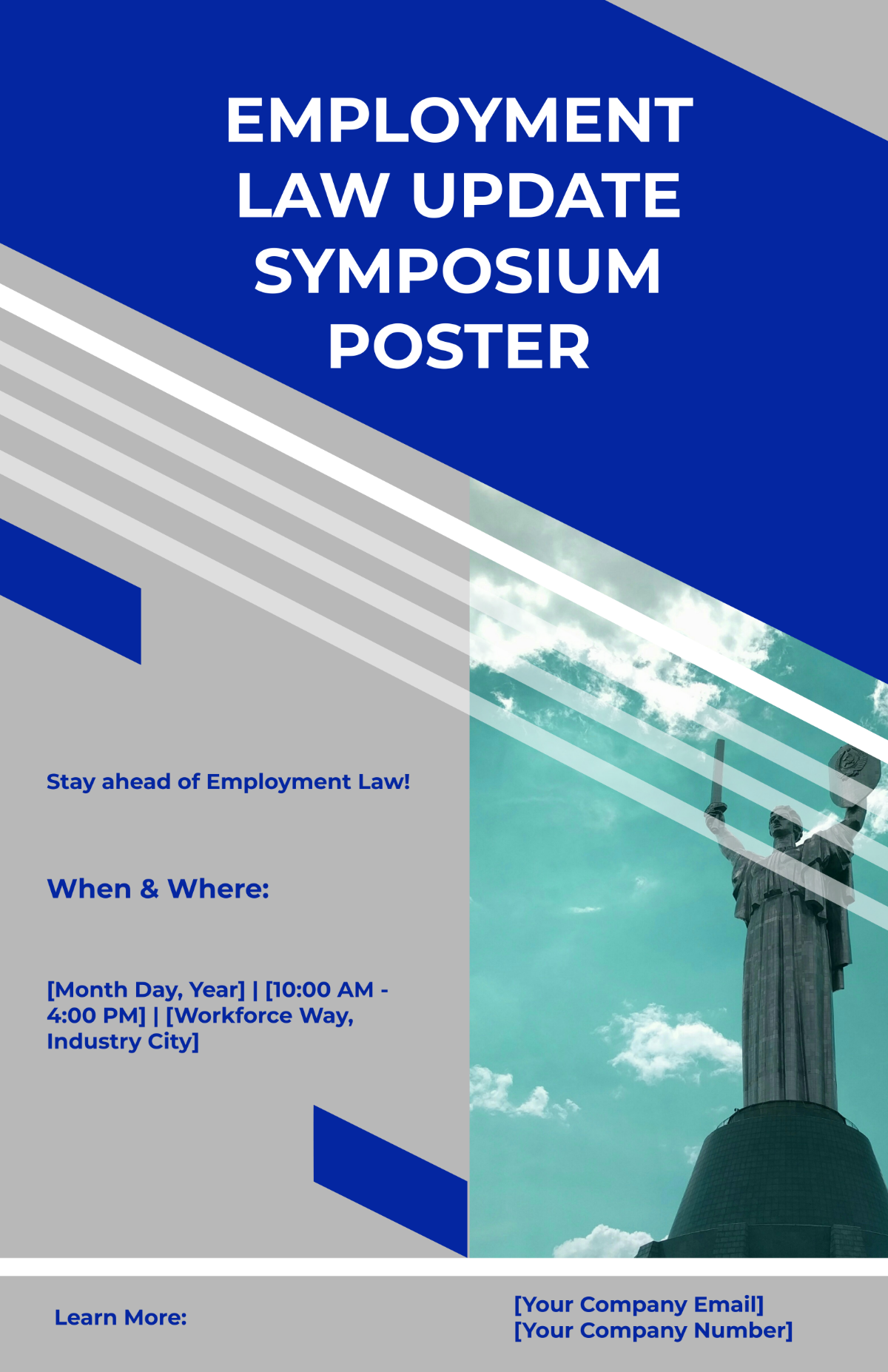 Employment Law Update Symposium Poster Template