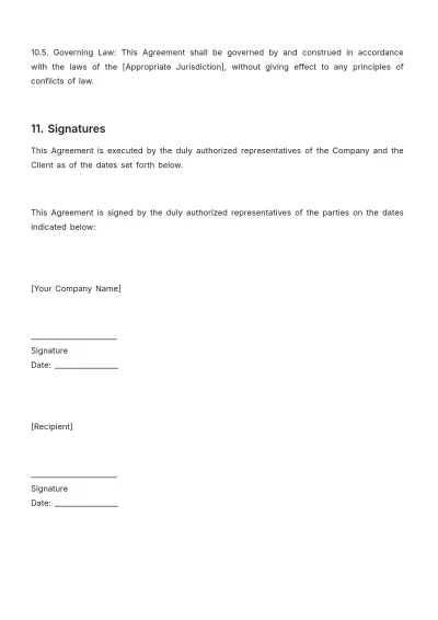Free Training Completion SLA HR Template to Edit Online