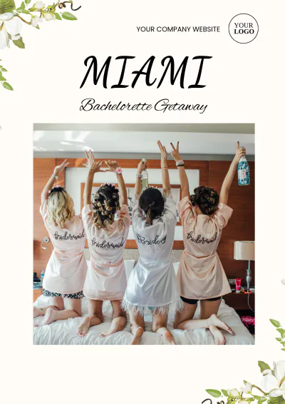 Free Miami Bachelorette Itinerary Template to Edit Online