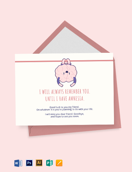 Funny Farewell Card Template: Download 1 940+ Cards in ...