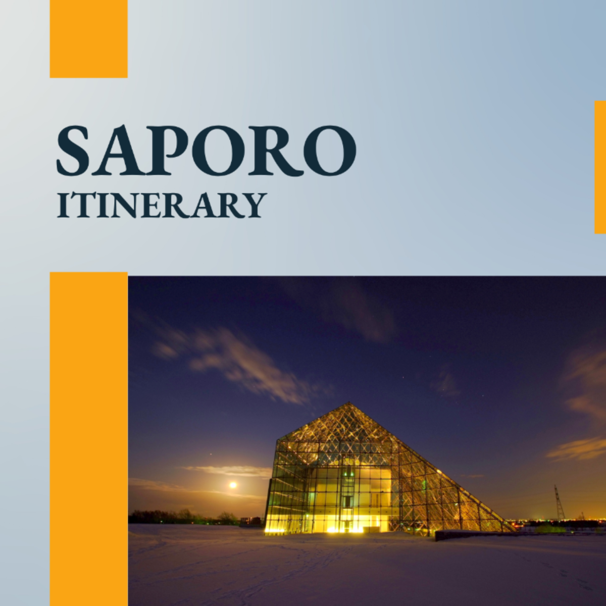 Sapporo Itinerary Template - Edit Online & Download