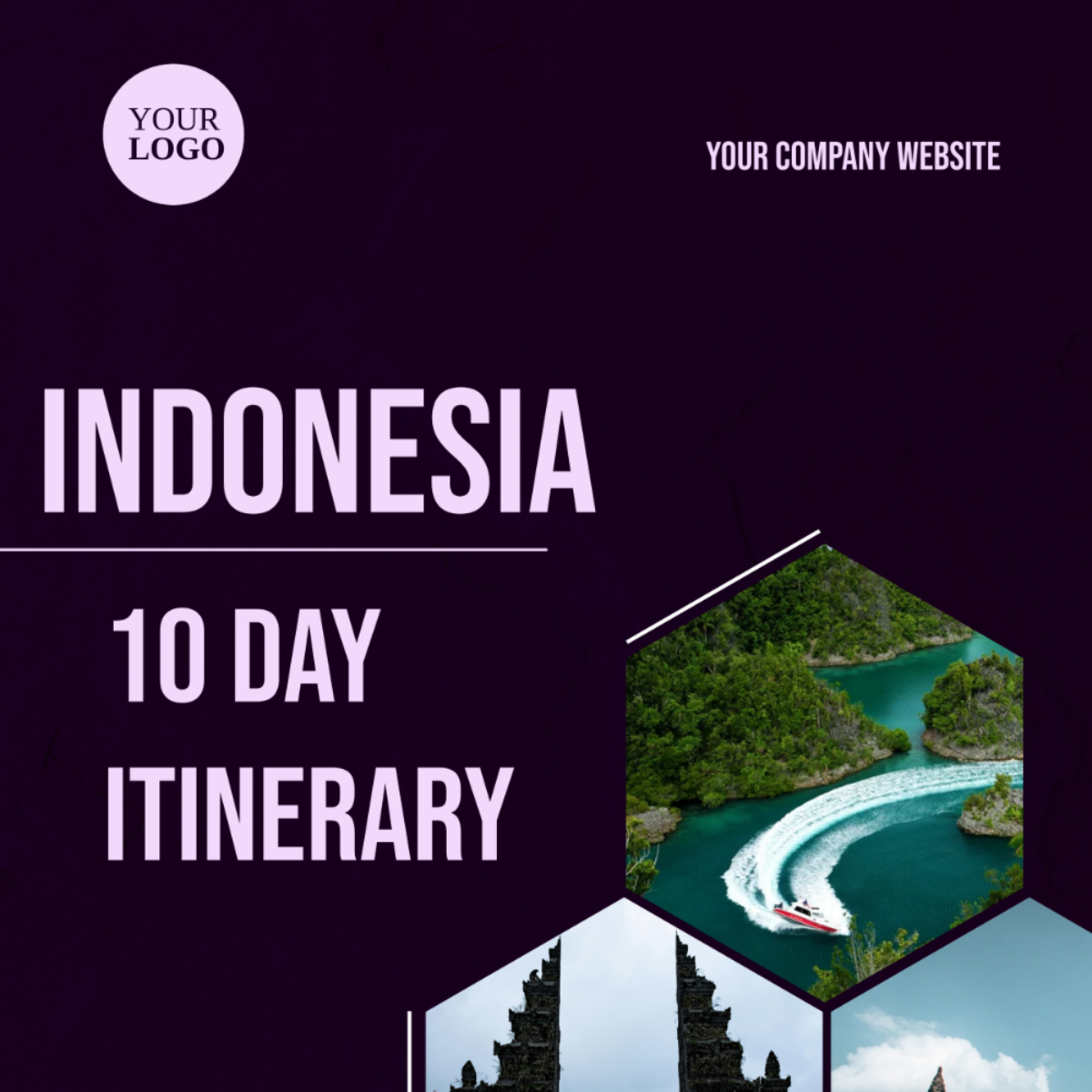 Free Indonesia Travel Itinerary Template