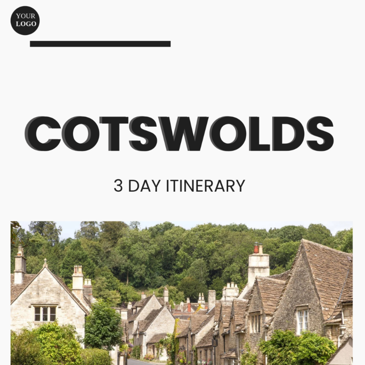 Cotswolds Itinerary Template - Edit Online & Download