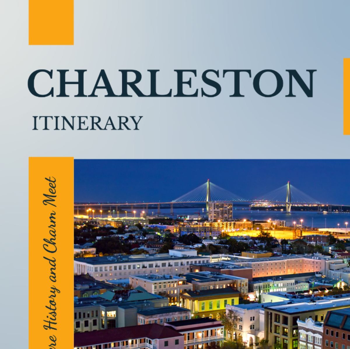 Charleston Itinerary Template - Edit Online & Download