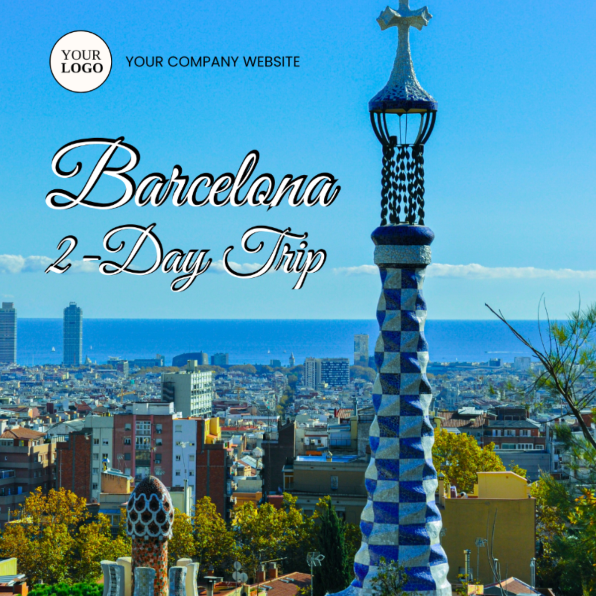 2 Day Barcelona Itinerary Template - Edit Online & Download