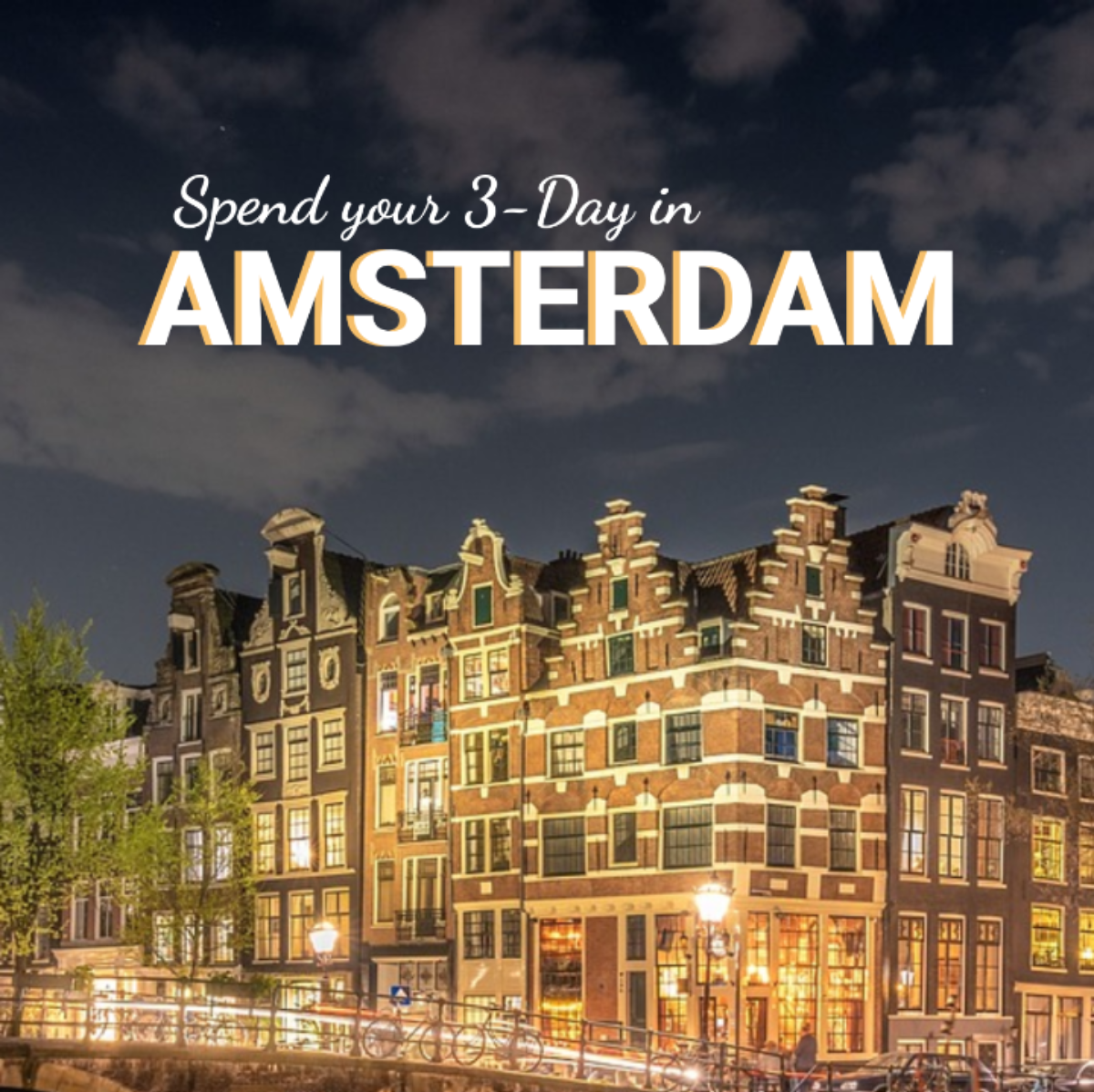 3 Day Amsterdam Itinerary Template - Edit Online & Download