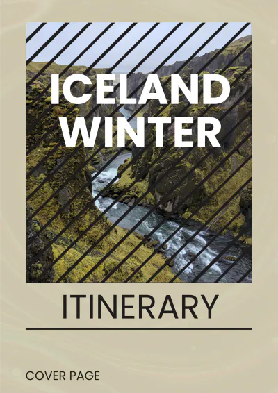Free Iceland Winter Itinerary Template to Edit Online