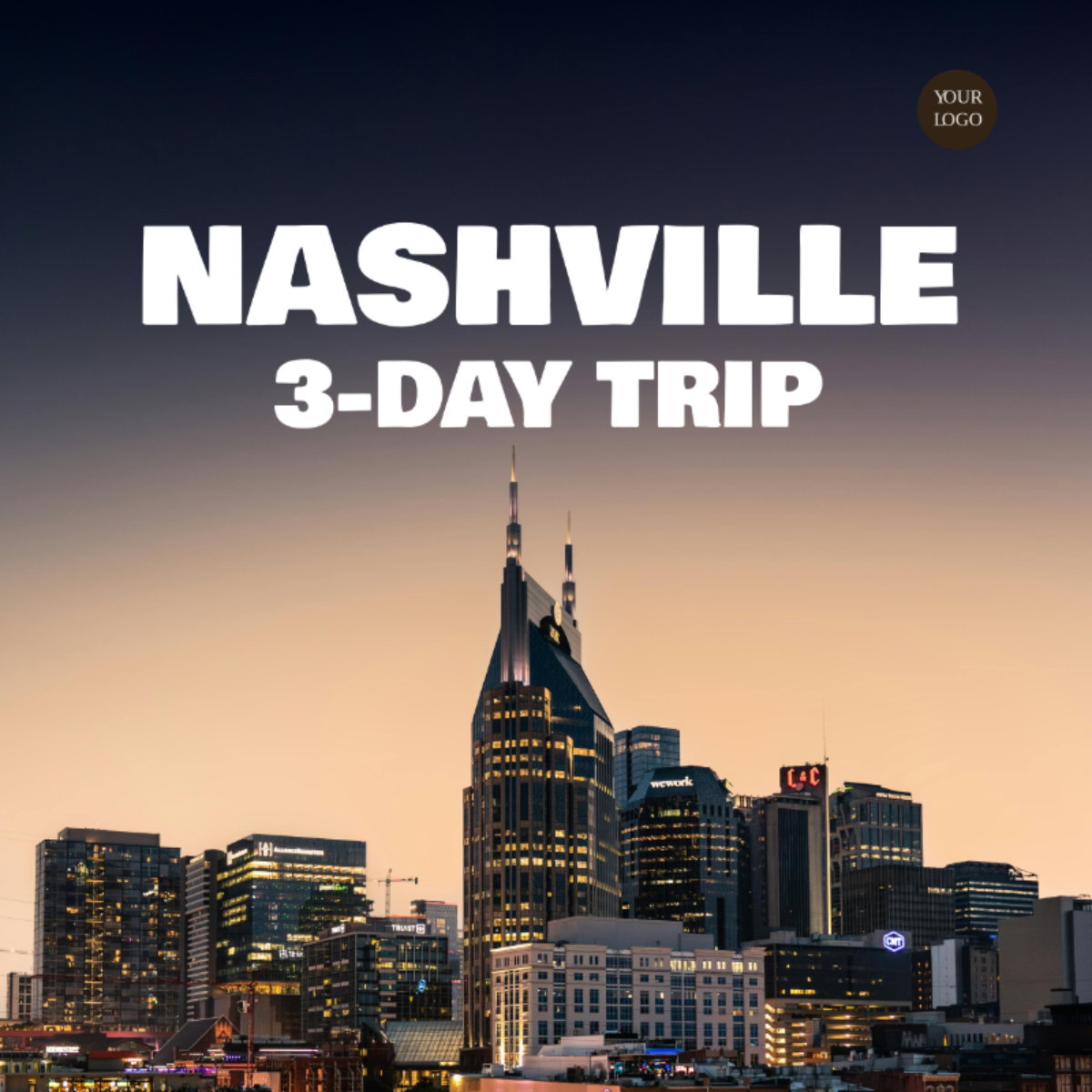 3 Day Nashville Itinerary Template - Edit Online & Download