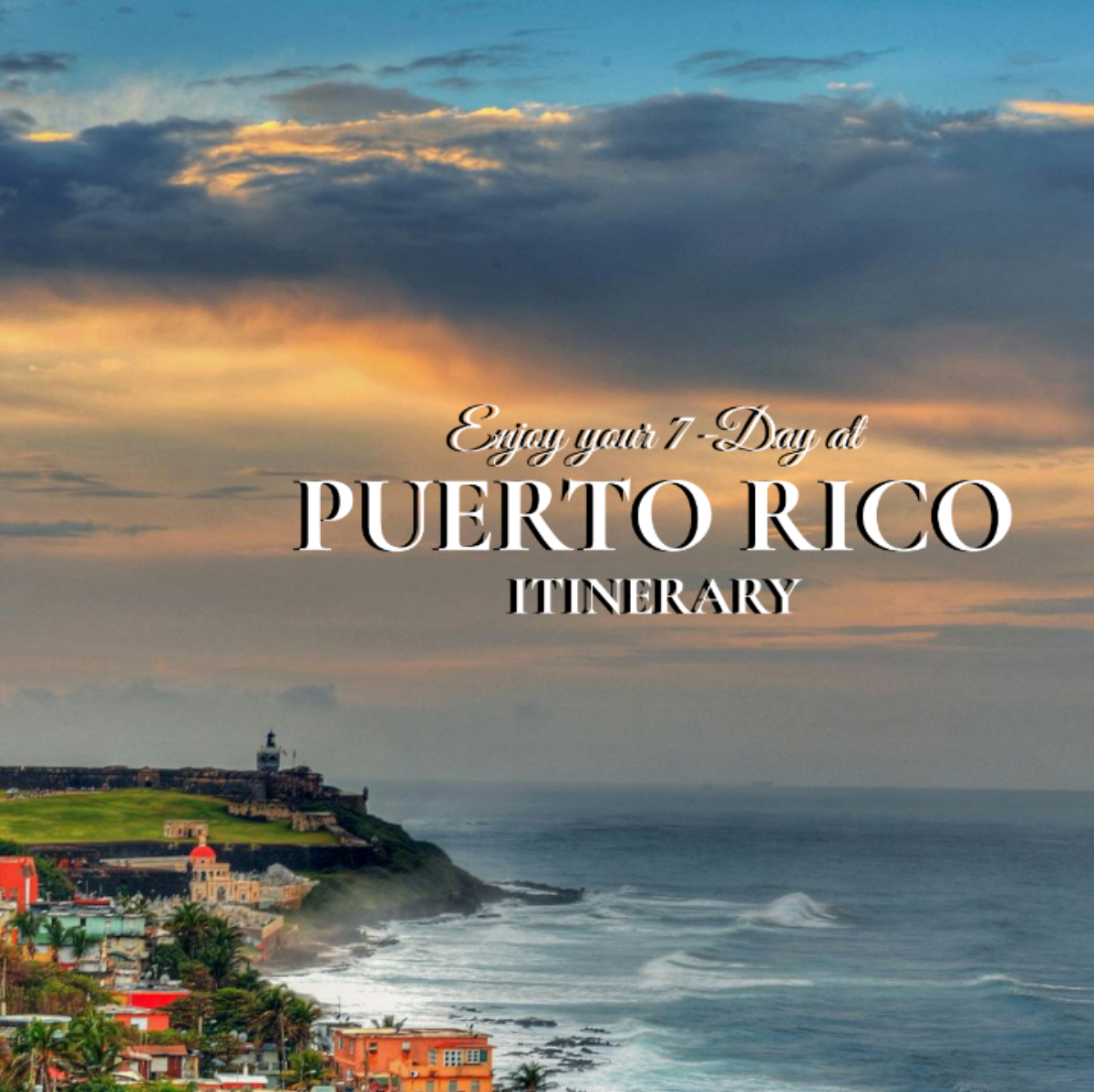 7 Day Puerto Rico Itinerary Template - Edit Online & Download