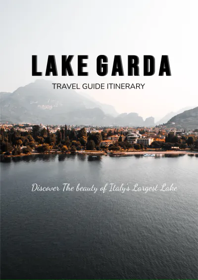 Free Lake Garda Itinerary Template to Edit Online