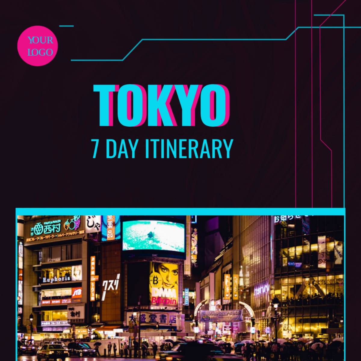 7 Day Tokyo Itinerary Template - Edit Online & Download