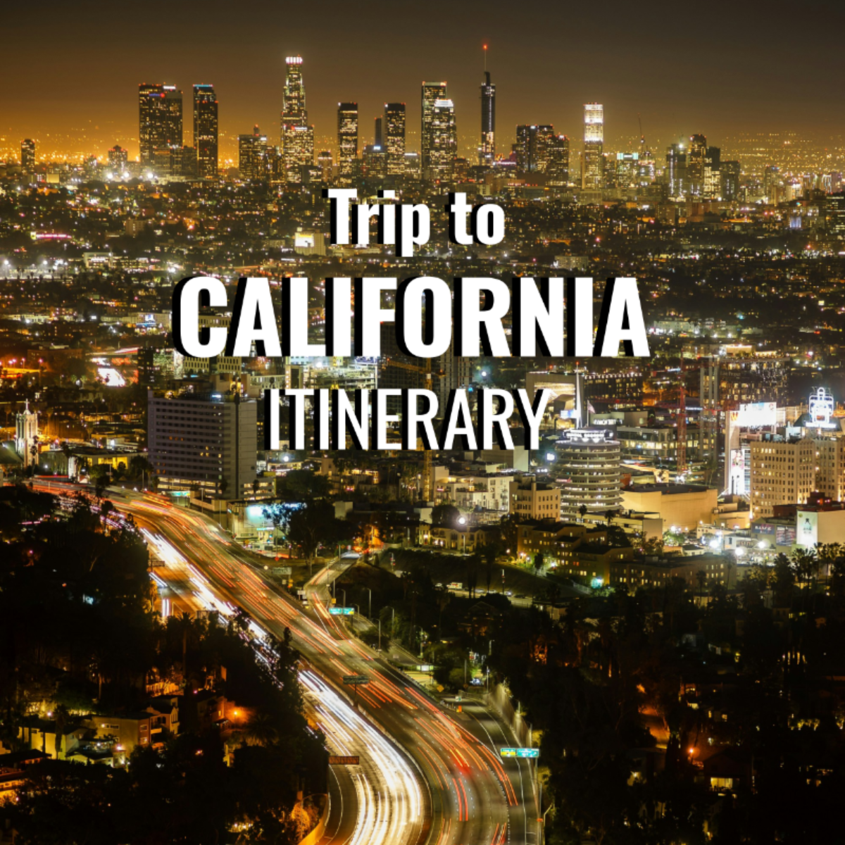 California Trip Itinerary Template - Edit Online & Download