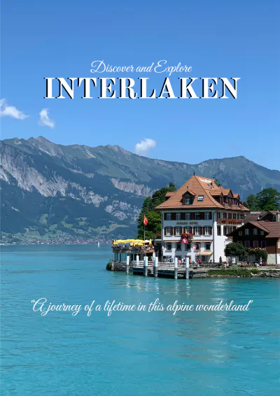 Free Interlaken Itinerary Template to Edit Online