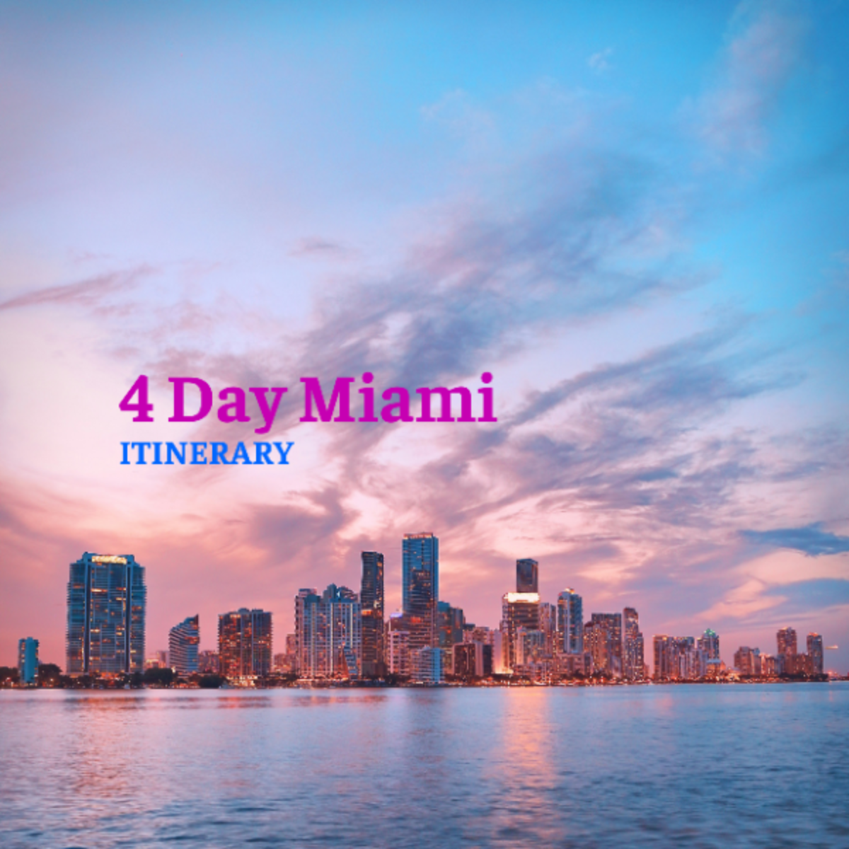 4 Day Miami Itinerary Template - Edit Online & Download