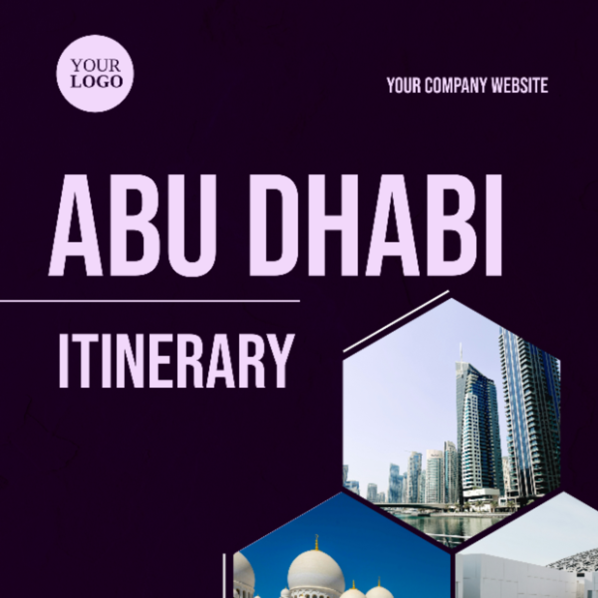 Abu Dhabi Itinerary Template - Edit Online & Download