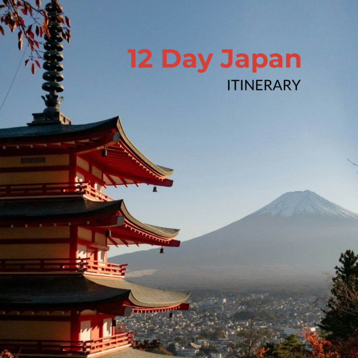 12 Day Japan Itinerary Template - Edit Online & Download