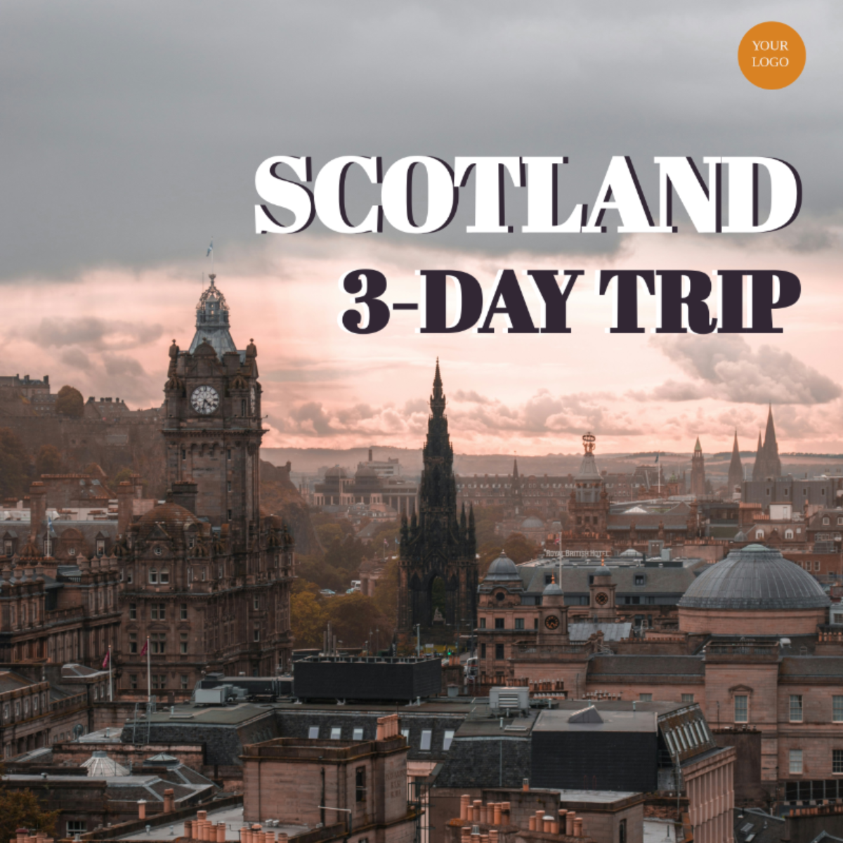 3 Day Scotland Itinerary Template - Edit Online & Download