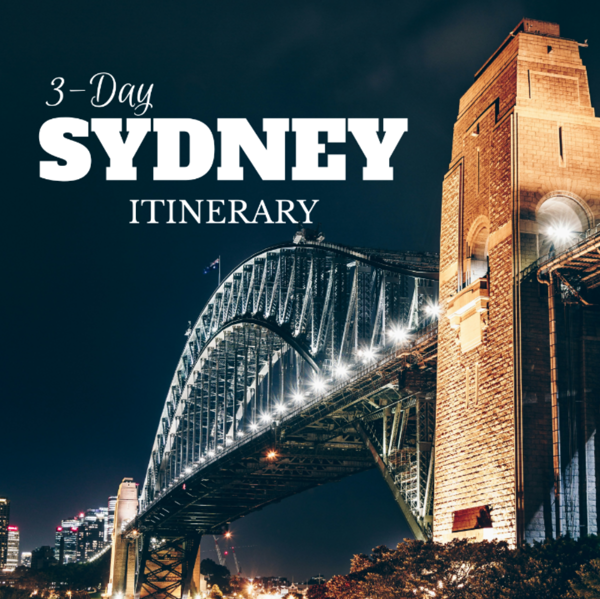 3 Day Sydney Itinerary Template - Edit Online & Download