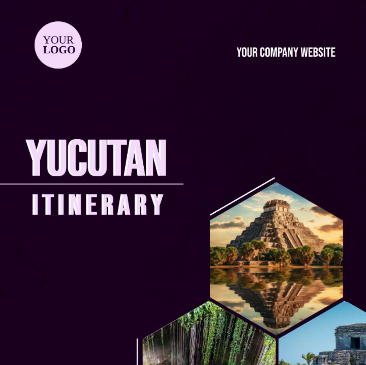 Yucatan Itinerary Template - Edit Online & Download