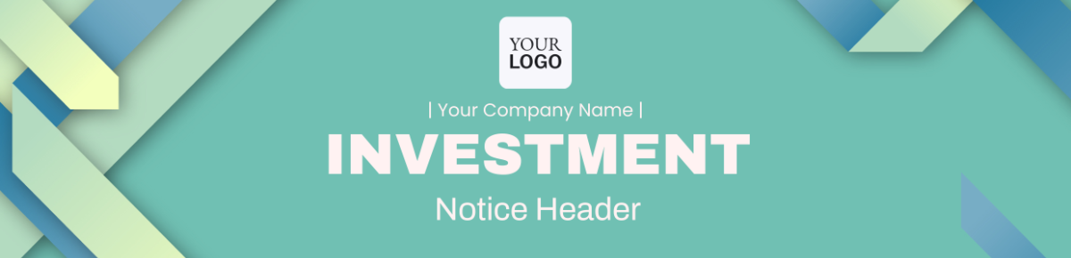 Investment Notice Header Template