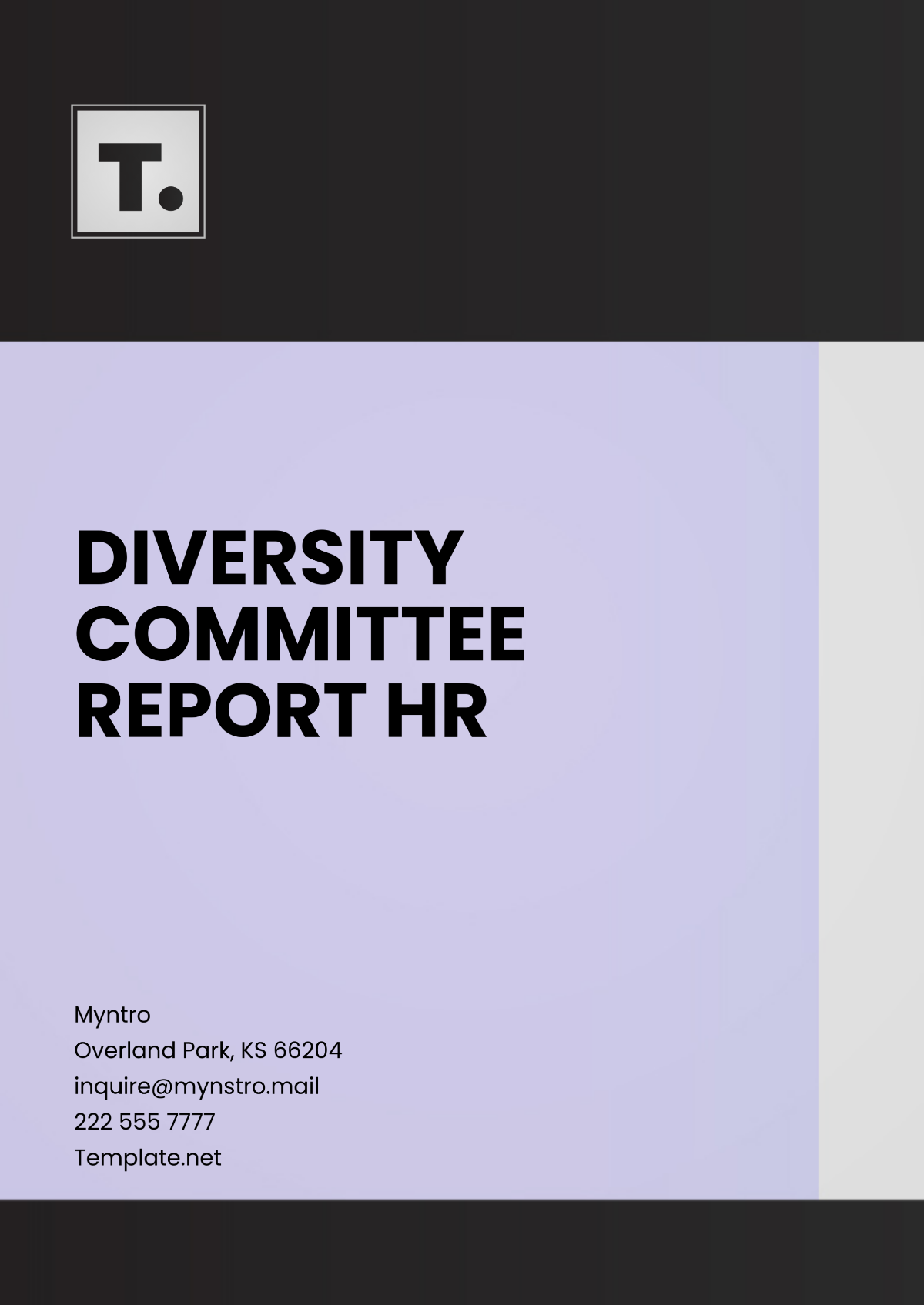 Diversity Committee Report HR Template - Edit Online & Download