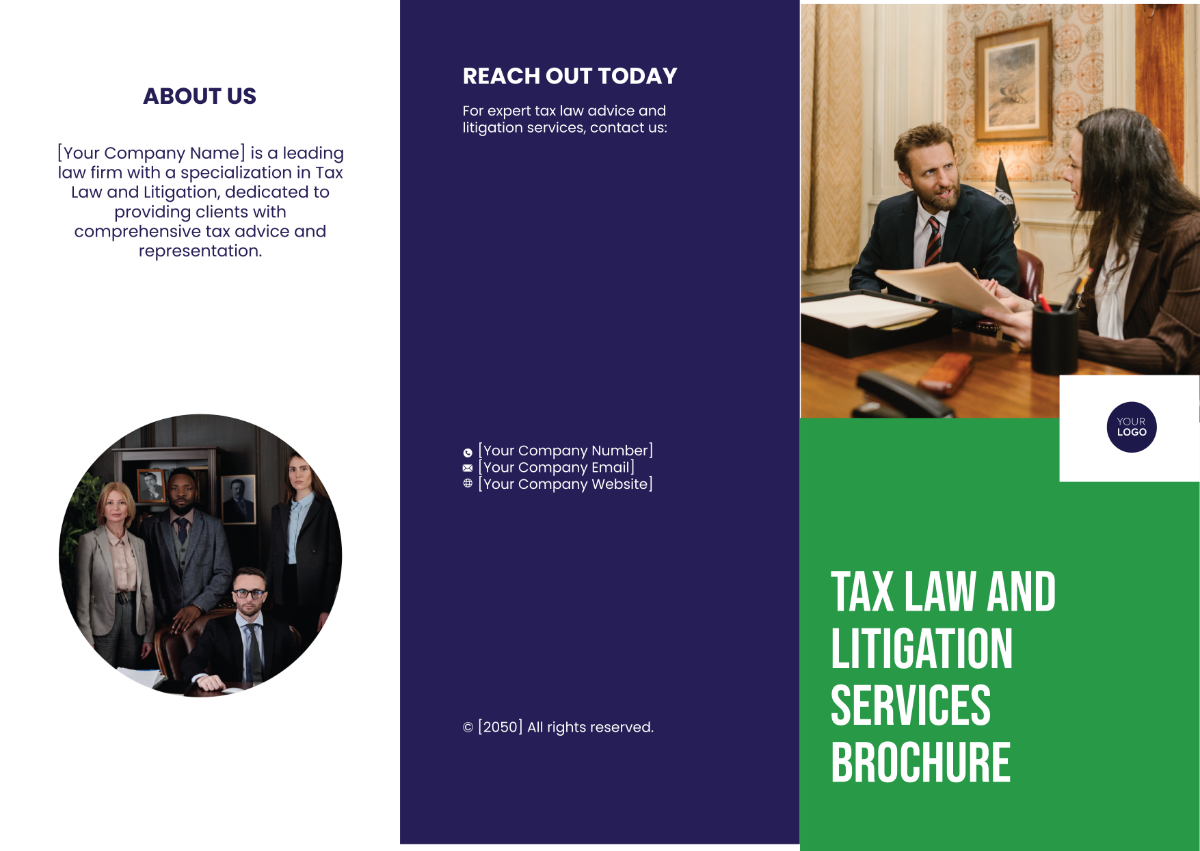 Tax Law and Litigation Services Brochure