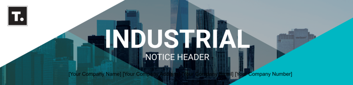 Industrial Notice Header