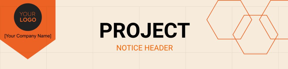 Project Notice Header Template