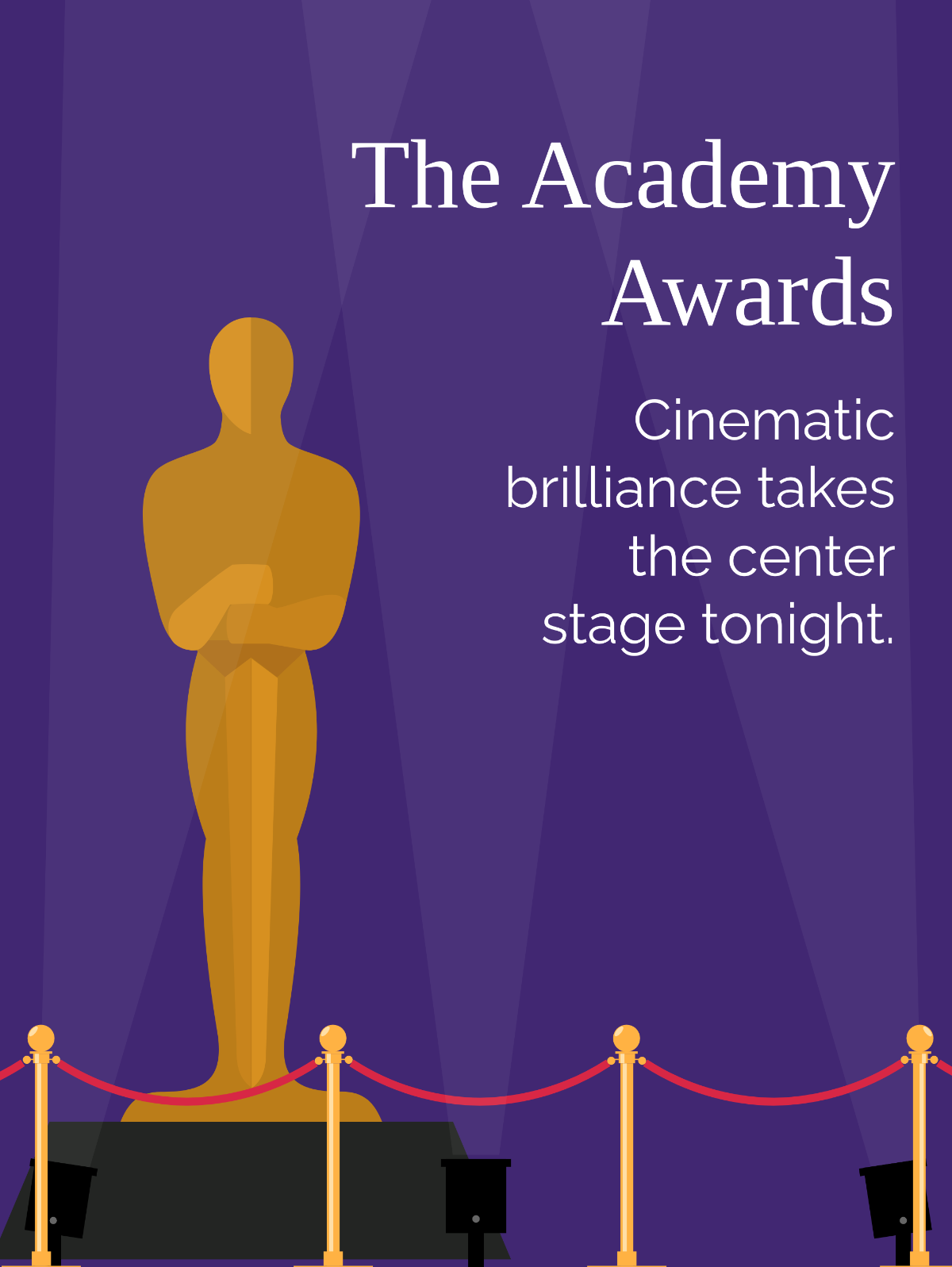 Free The Academy Awards Threads Post Template