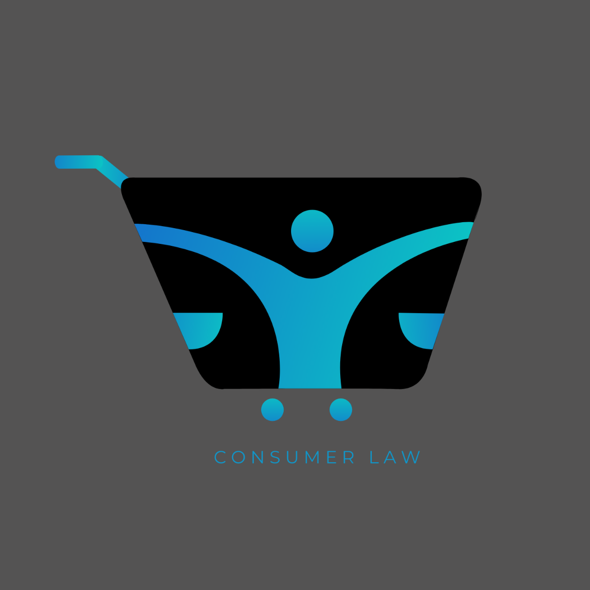 Consumer Law Shopping Cart Logo Template
