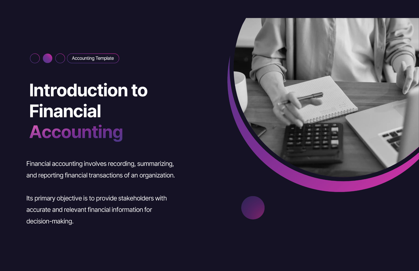 Financial Accounting PPT Template