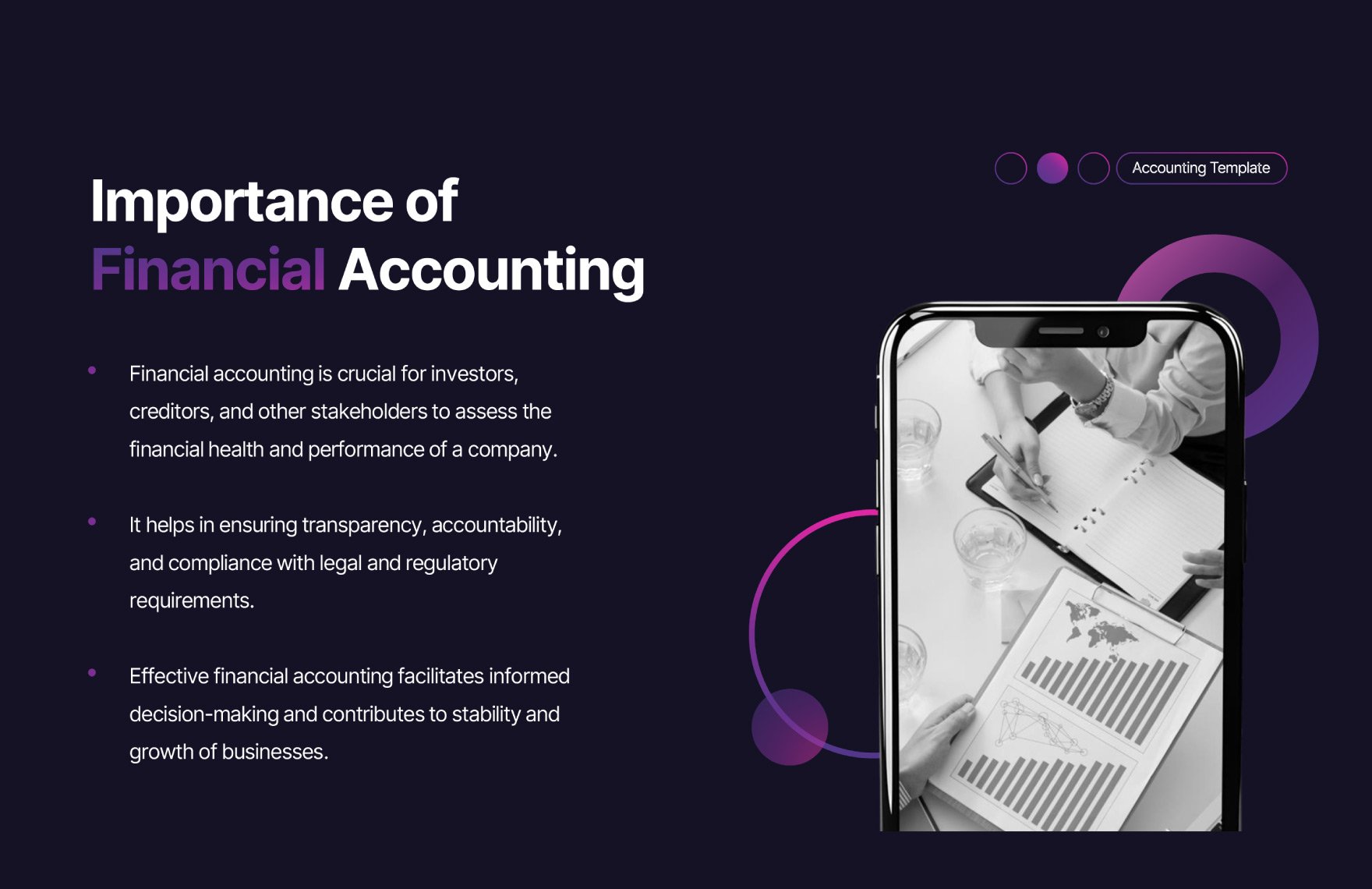 Financial Accounting PPT Template