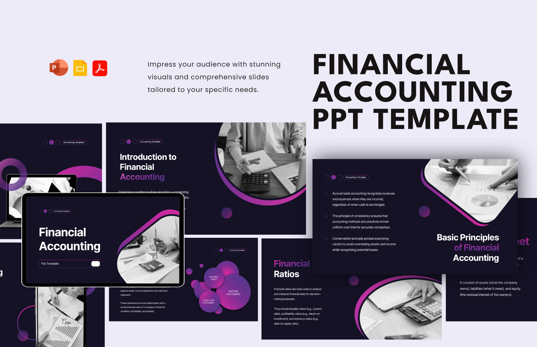 Financial Accounting PPT Template in PDF, PowerPoint, Google Slides