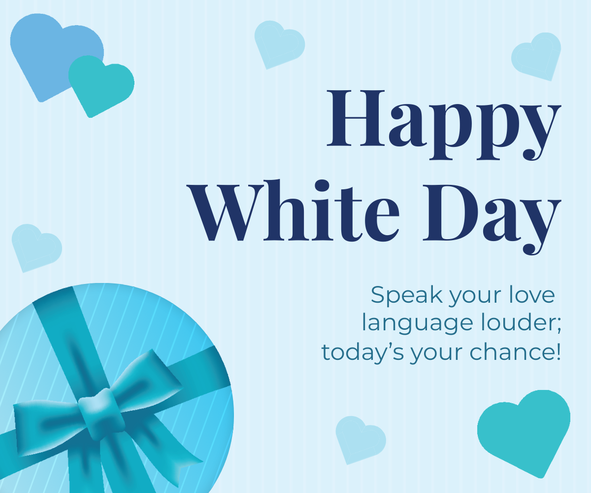 White Day Ad Banner Template