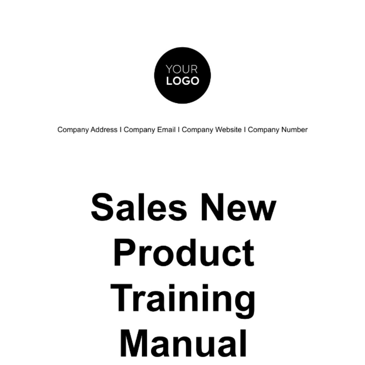 Sales New Product Training Manual Template - Edit Online & Download 