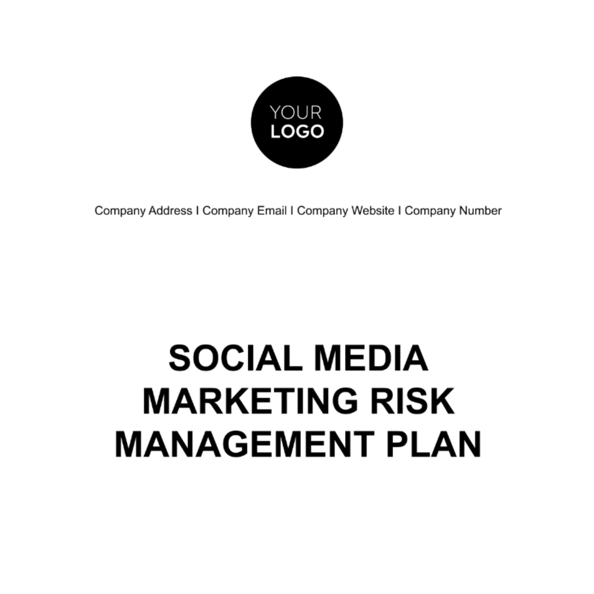 Social Media Marketing Risk Management Plan Template Edit Online And Download Example 2833
