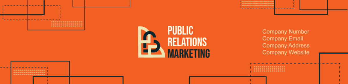 Public Relations Marketing Header Template