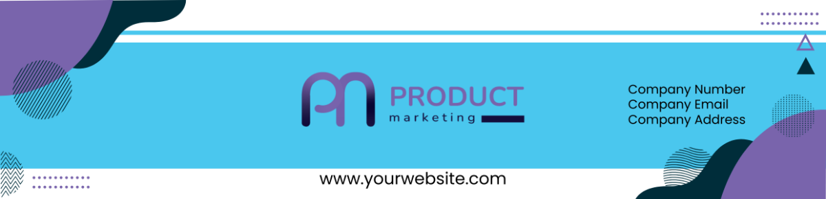 Product Marketing Header Template