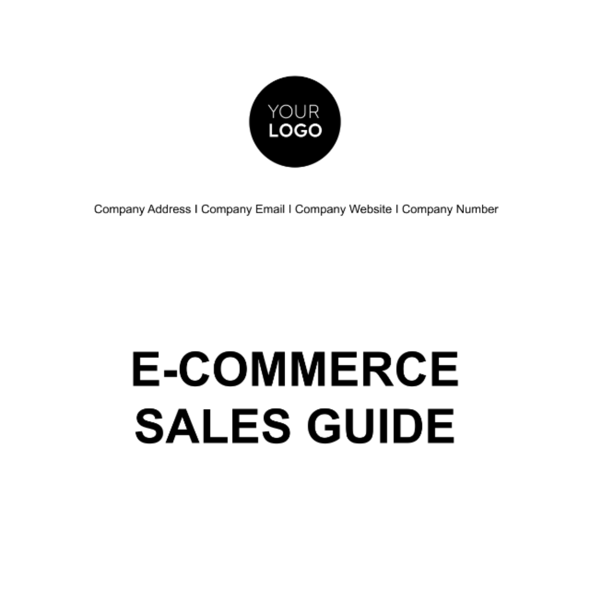E Commerce Sales Guide Template Edit Online Download Example e-commerce-sales-guide-template-edit-online-download-example