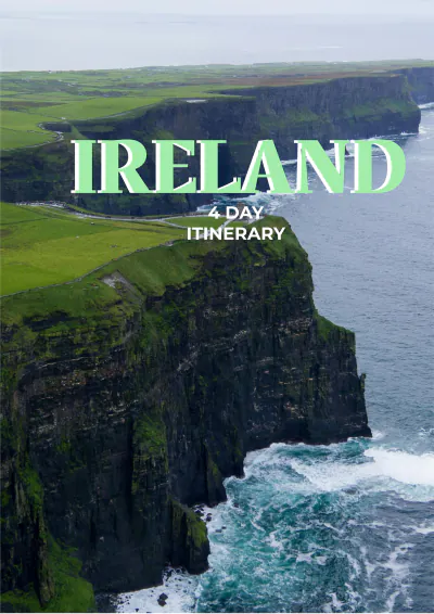 Free 4 Day Ireland Itinerary Template to Edit Online