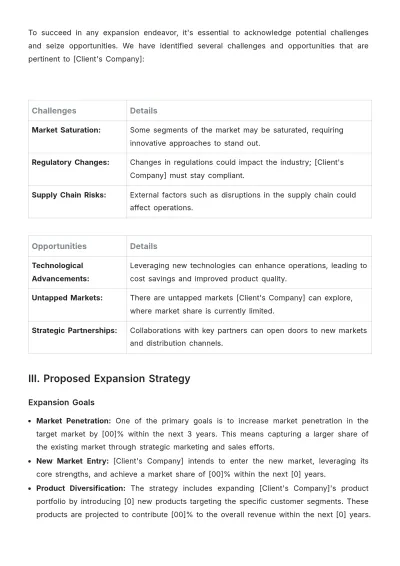 Free Sales Key Account Proposal for Expansion Template to Edit Online