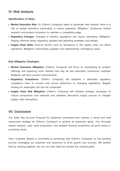 Free Sales Key Account Proposal for Expansion Template to Edit Online
