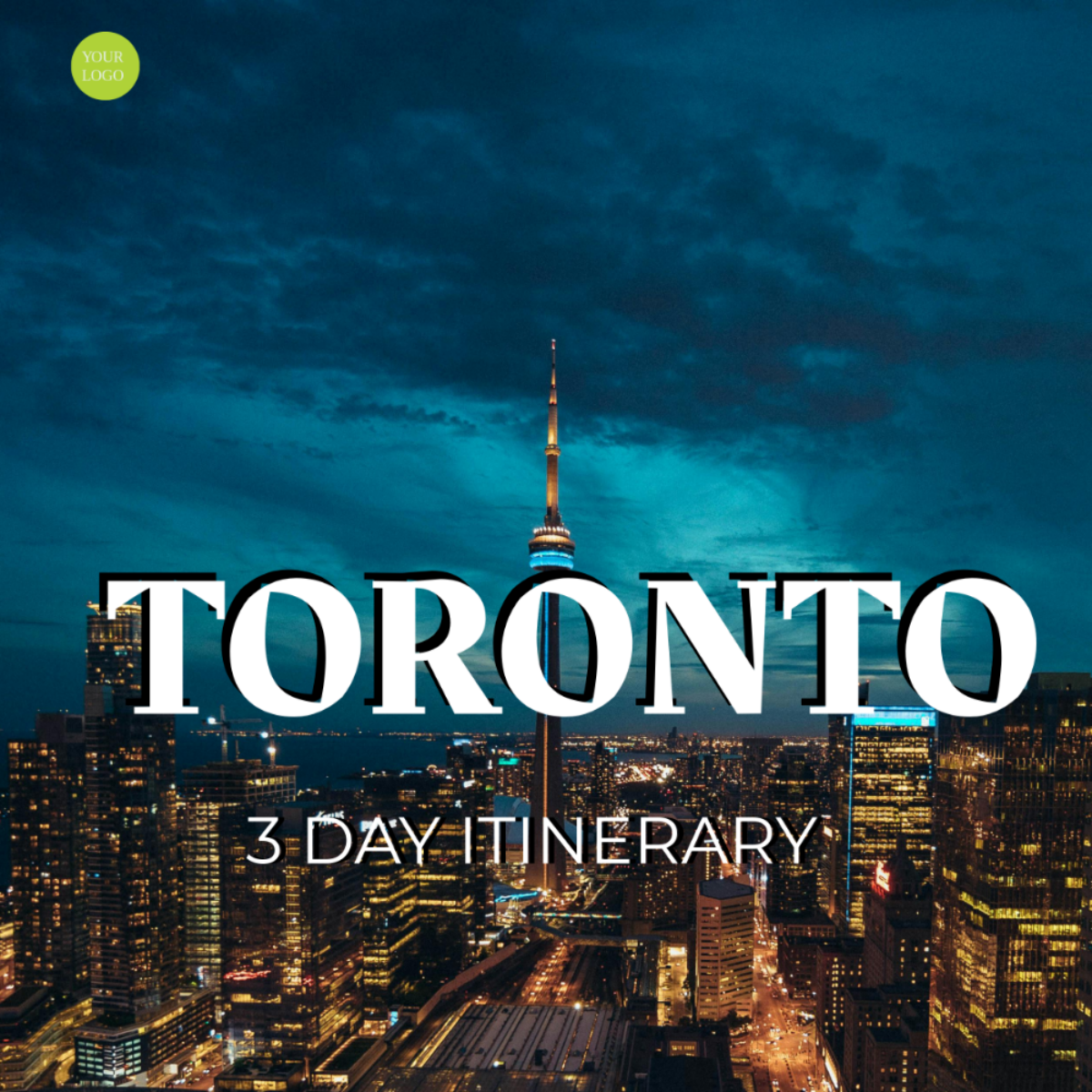 3 Day Toronto Itinerary Template - Edit Online & Download