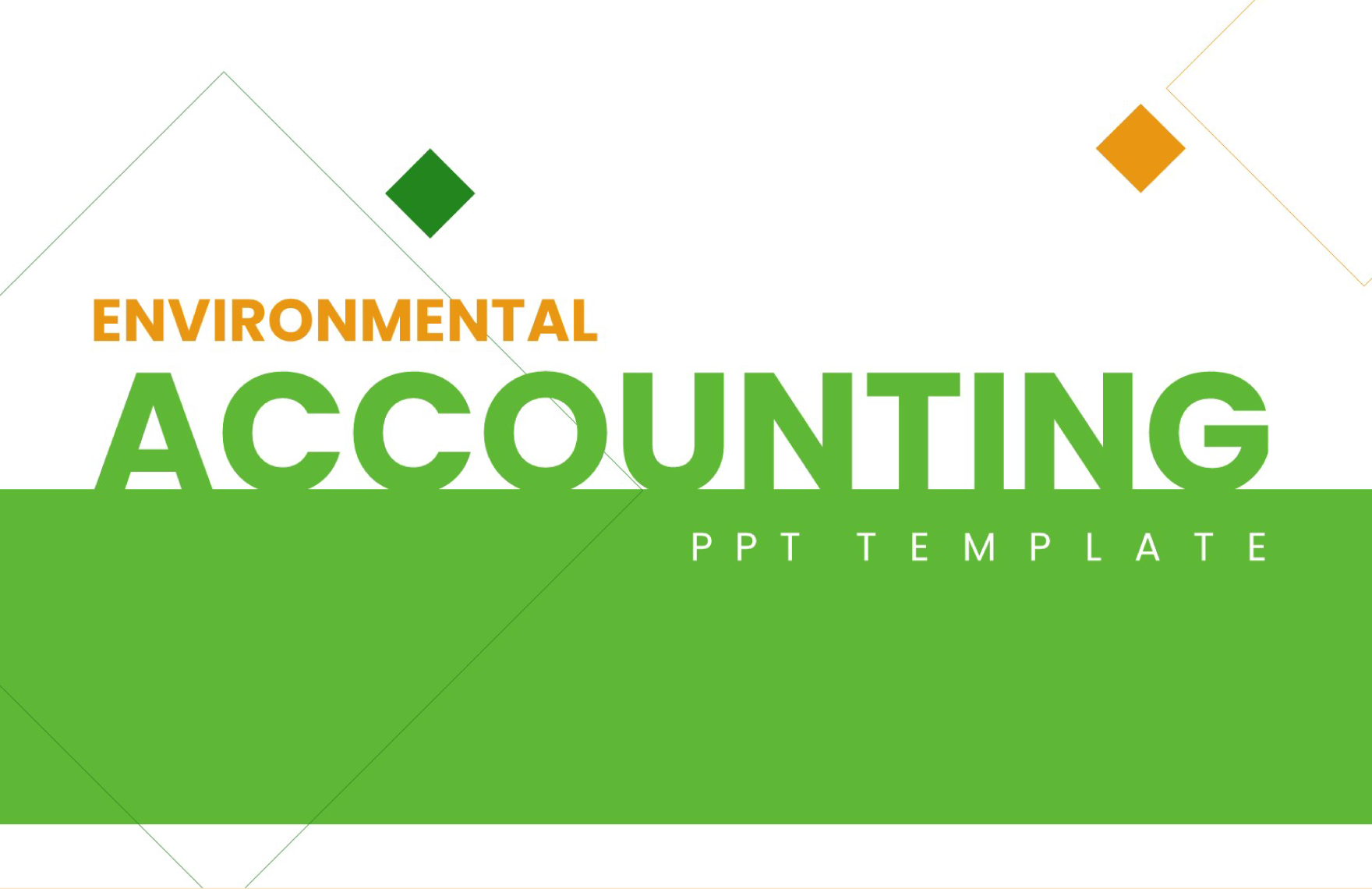 Environmental Accounting PPT Template