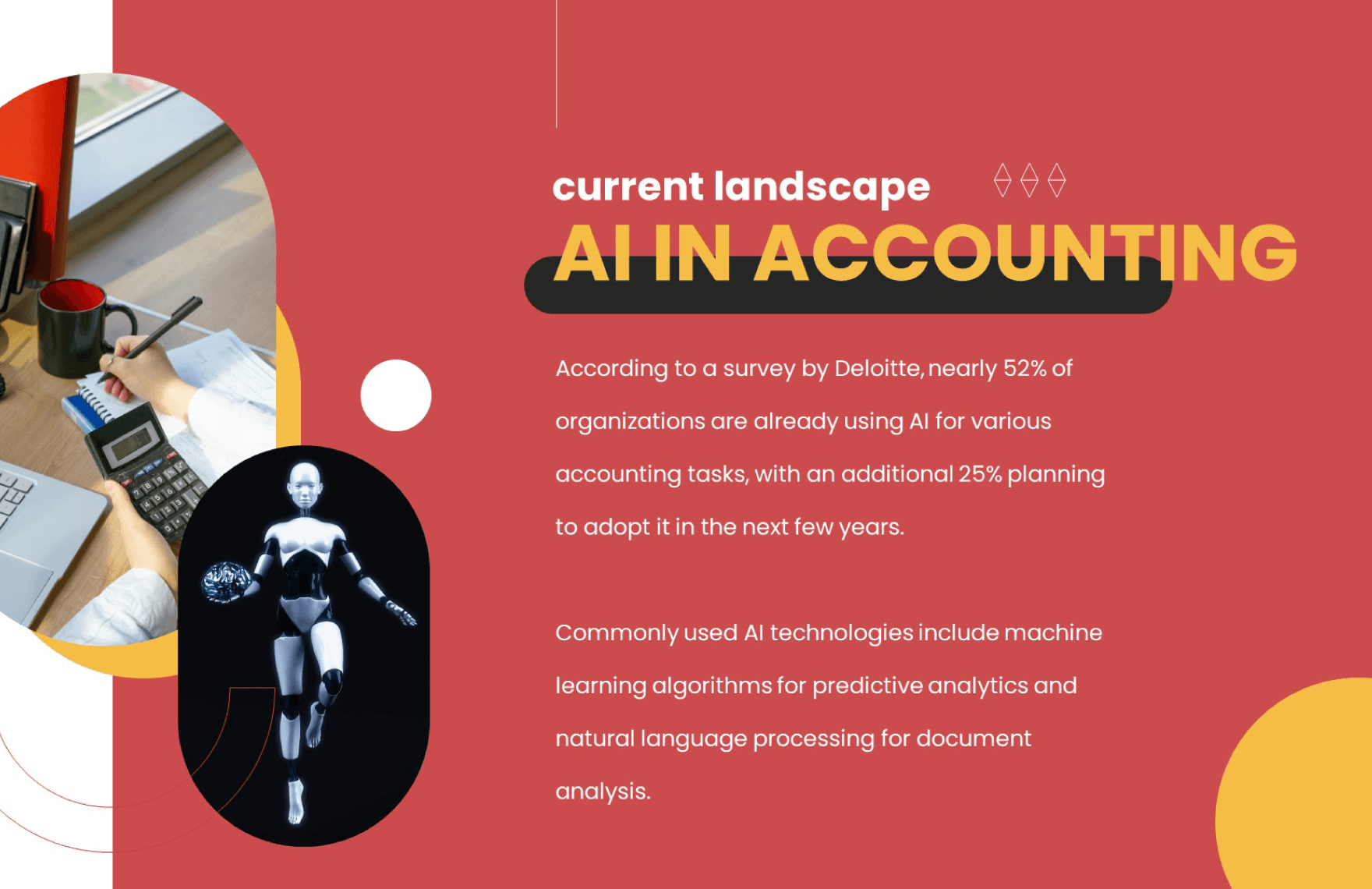 Artificial Intelligence in Accounting PPT Template
