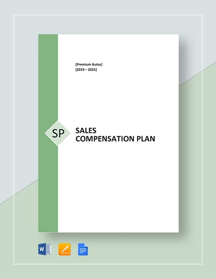 sample sales compensation plan