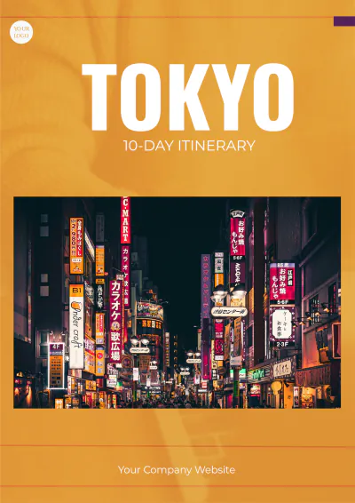 Free 10 Day Tokyo Itinerary Template to Edit Online